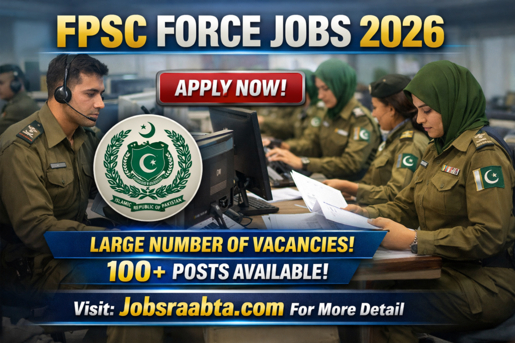 FPSC Jobs 2026 – Latest Advertisement, Online Apply and Eligibility Details
