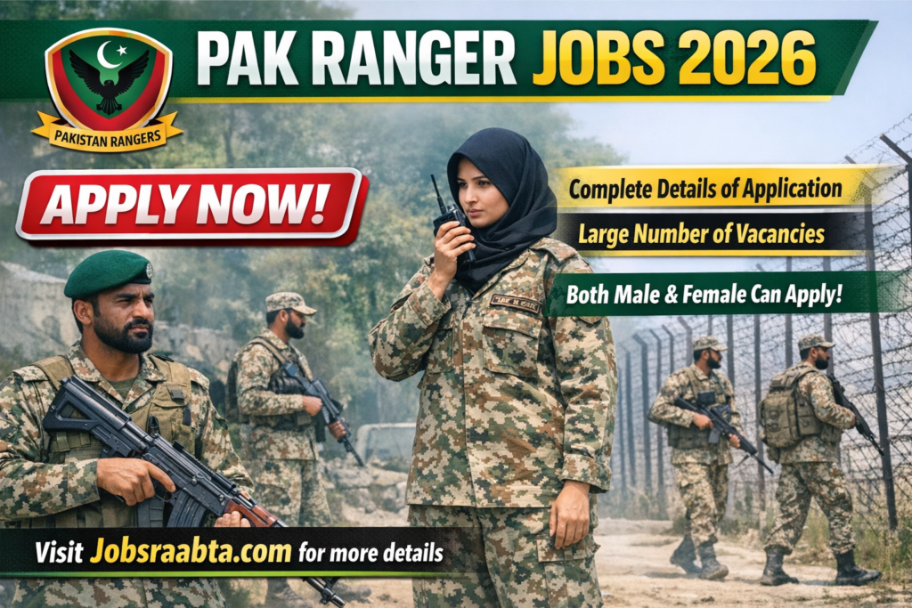 Pak Ranger Jobs 2026 | Online Apply Now – Latest Vacancies, Eligibility and Apply Guide